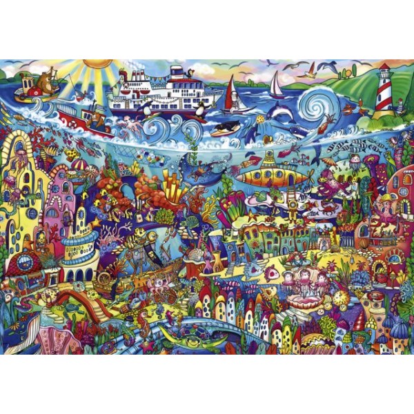Magiczne morze, Berman(Puzzle+plakat) - Sklep Art Puzzle